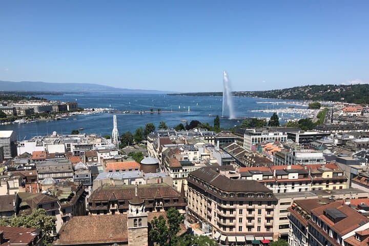Geneva, view from St. Peter's Cathedral