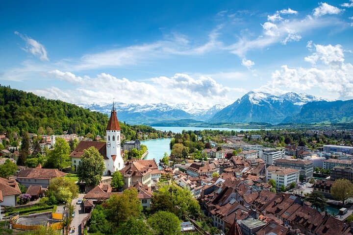 From Basel: Thun Day Trip by Train with Lake Cruise & Cheese