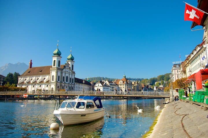From Basel: Mount Titlis & Lucerne City Tour in Private Day Trip