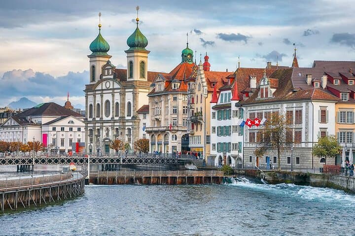 From Basel: Mount Titlis & Lucerne City Tour in Private Day Trip