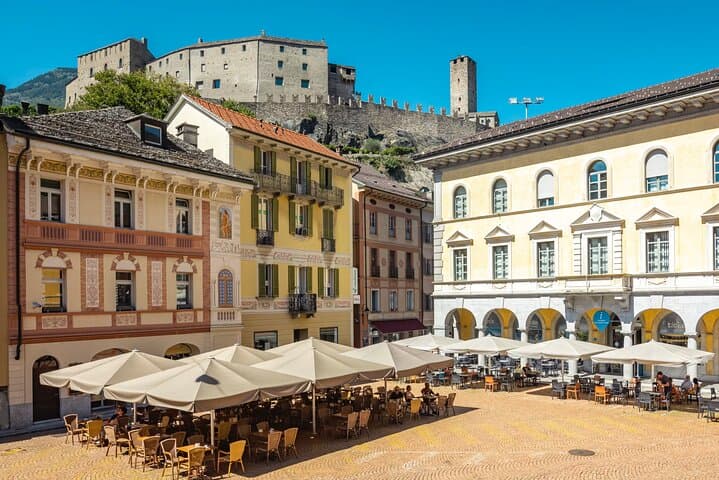 Alps by Train to Ticino: Castle, Stone Village, Lake & Local Food
