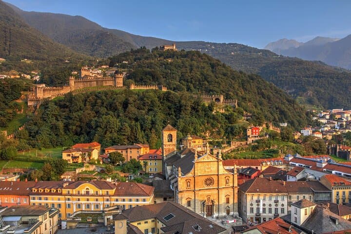 Alps by Train to Ticino: Castle, Stone Village, Lake & Local Food