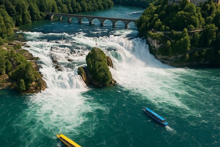 Rhein Falls and Lucerne Private Tour from Zurich with Chauffeur