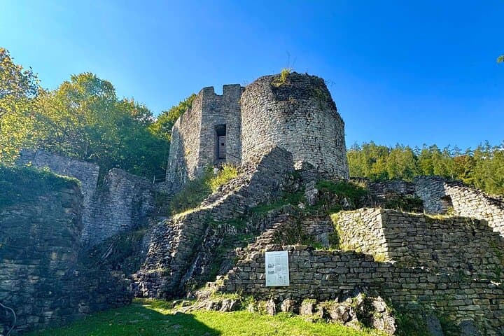 Unspunnen Castle ruins on Interlaken E-bike Tour