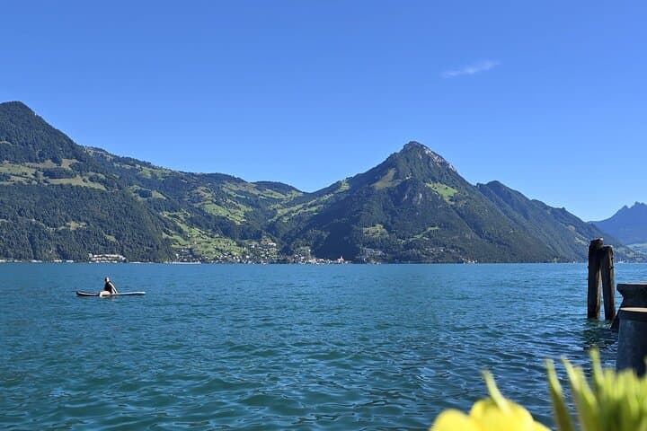 Unique Private Experience by Lake Lucerne (BBQ & Water Sports)