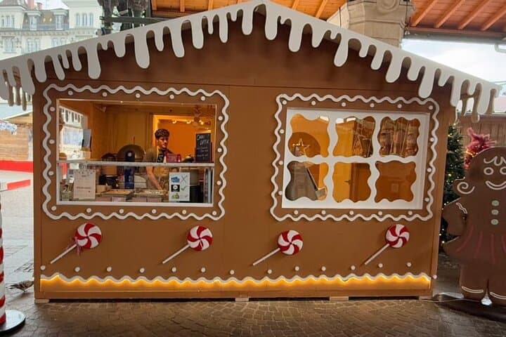 Montreux Castle and Christmas Markets with Flying Santa Show