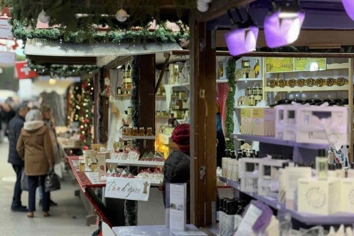 Montreux Castle and Christmas Markets with Flying Santa Show