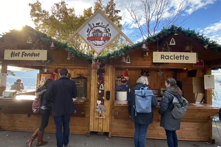 Montreux Castle and Christmas Markets with Flying Santa Show