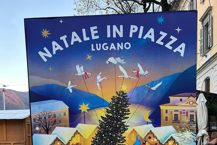 Christmas walking tour in Lugano : Christmas markets and lights