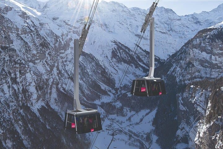 Lucerne to Interlaken, Lauterbrunnen & Schilthorn cable car
