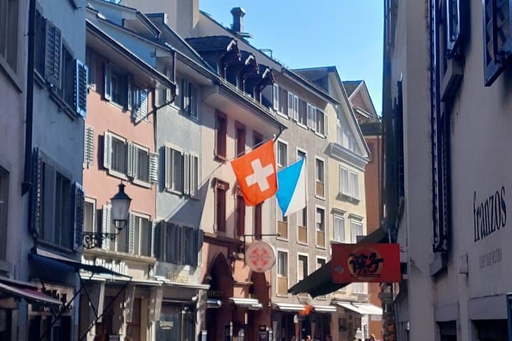 Niederdorfstrasse - the heart of Old Town Zurich