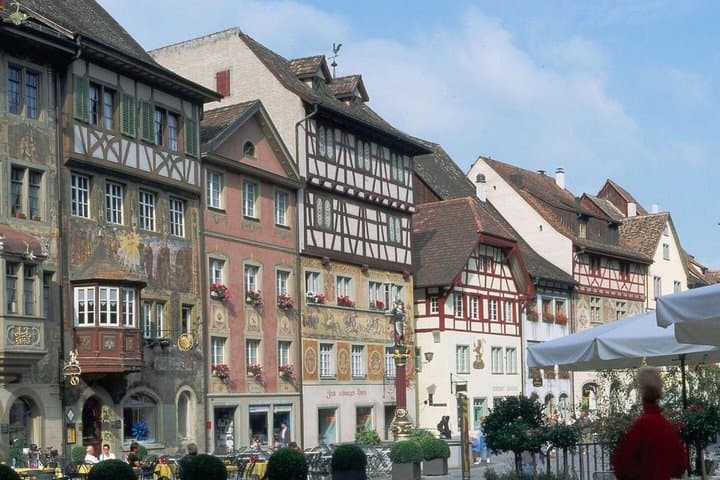 From Zurich: Europe's Largest Falls and Medieval Village by Train