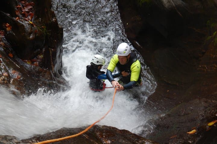 Family Canyoning Ticino Val Vira Slides and Jumps