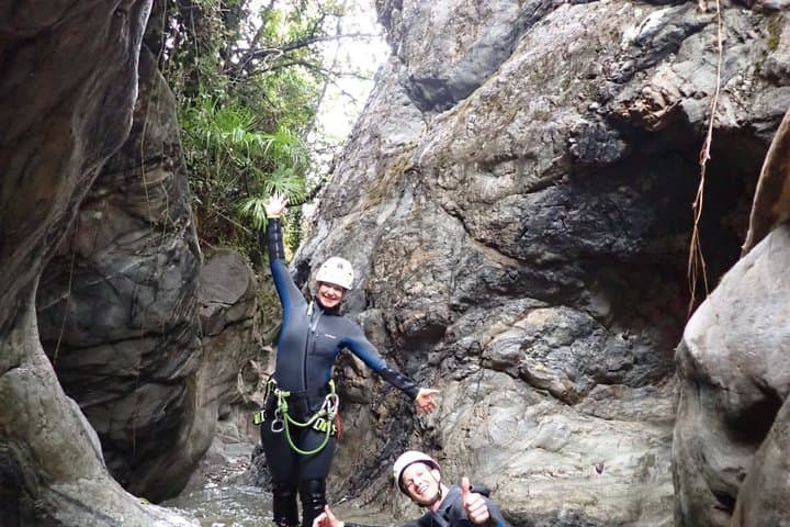 Family Canyoning Ticino Val Vira Slides and Jumps