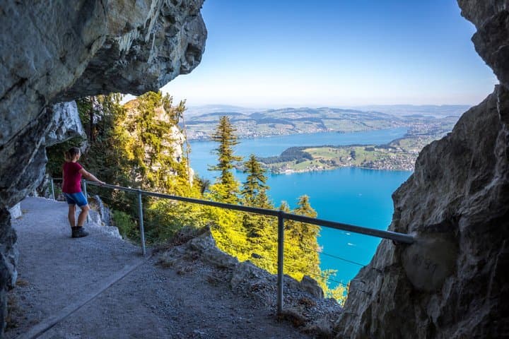 Bürgenstock Cliff Walk and Hammetschwand Lift from Lucerne