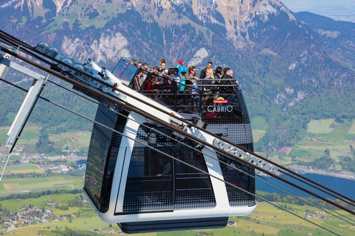 Stanserhorn Cabrio Cable Car Half-Day Tour from Lucerne