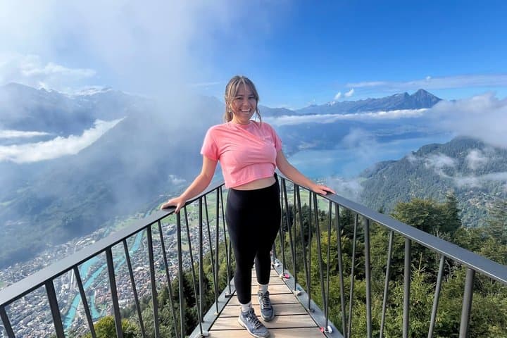 Interlaken: Summit Harder Kulm with a Swiss Athlete