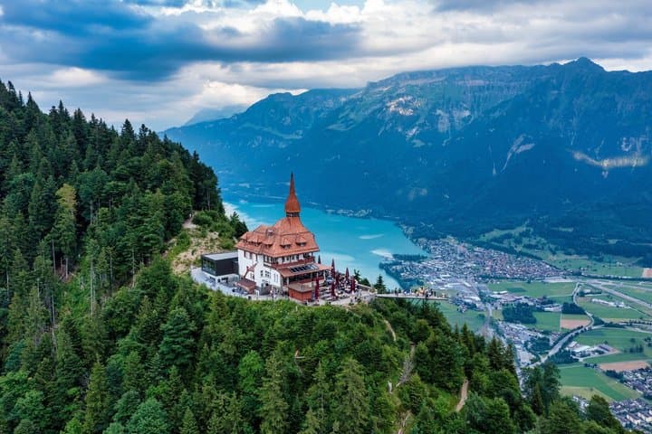 Attraction Ticket: Harder Kulm Funicular Ticket from Interlaken
