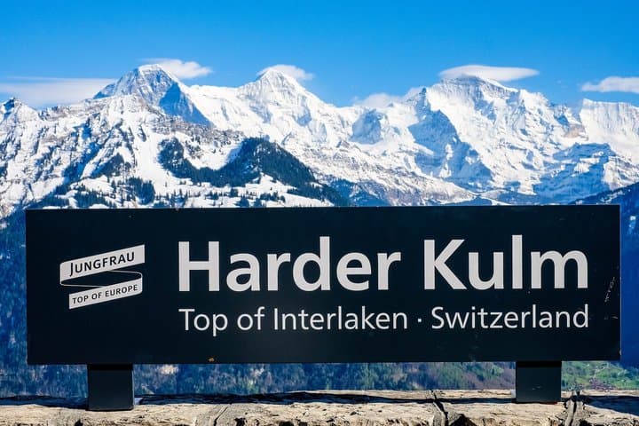 Attraction Ticket: Harder Kulm Funicular Ticket from Interlaken