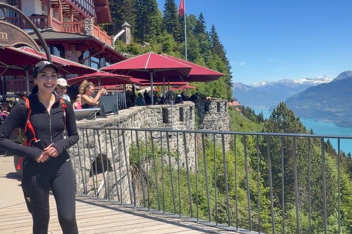 Interlaken: Summit Harder Kulm with a Swiss Athlete