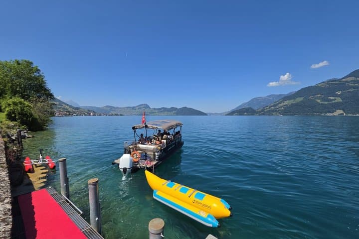 Unique Private Experience by Lake Lucerne (BBQ & Water Sports)