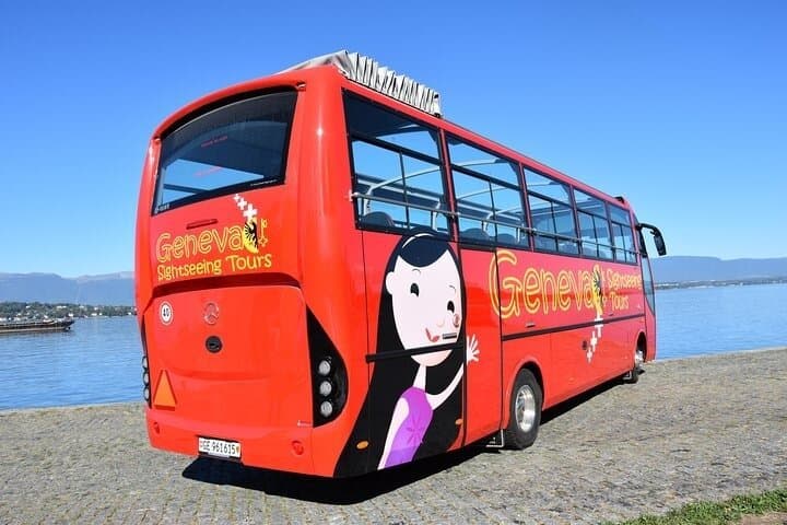 Geneva International District Sightseeing Tour by Open Top Bus