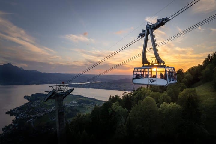 Mount Rigi Day Pass with Cogwheel Train and Cable Car