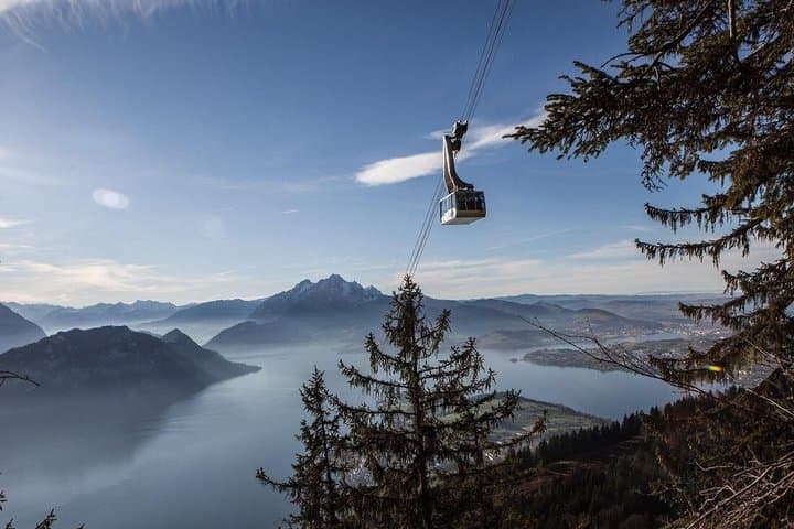 Mount Rigi Day Pass with Cogwheel Train and Cable Car