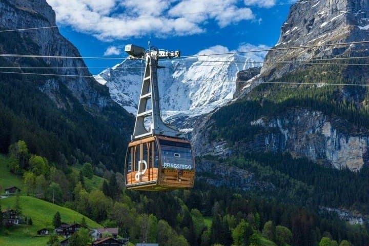 Pfingstegg Cable Car Round Trip Ticket from Grindelwald