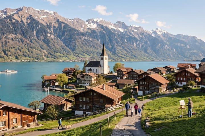 Singles' Zurich Walking Tour: Old Town & Nature