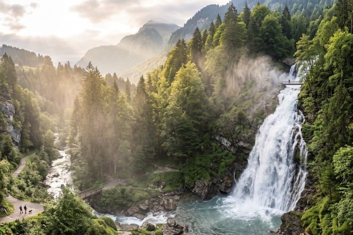 Singles' Zurich Walking Tour: Old Town & Nature