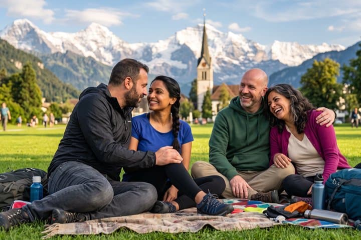 Singles' Zurich Walking Tour: Old Town & Nature