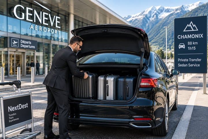 Private Sedan Transfer from Geneva Airport to Chamonix