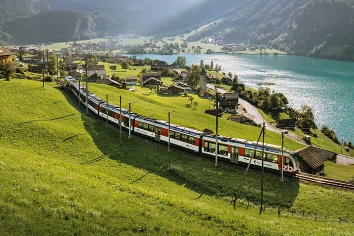 From Interlaken: Giessbach Waterfalls, Lake Cruise & Scenic train