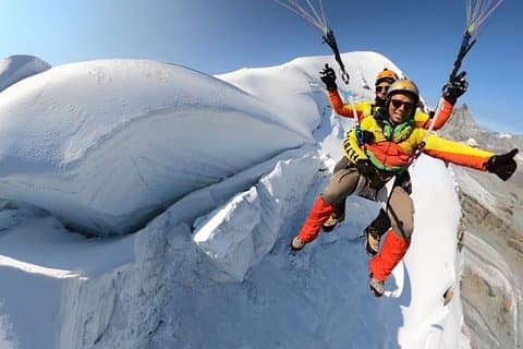 Paragliding Breithorn in CH
