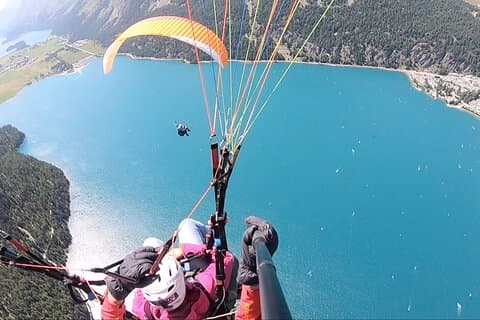 Paragliding Tandem Flights in Engadin