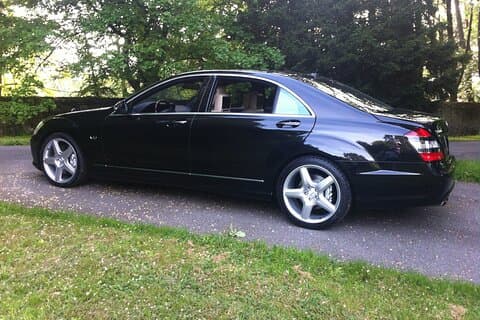Mercedes Benz S-600L V12, black, inside beige
