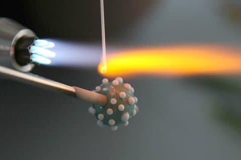 A pearl is created
