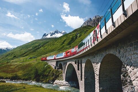 Glacier Express and Swiss Alps and Lucerne Tour From Zurich