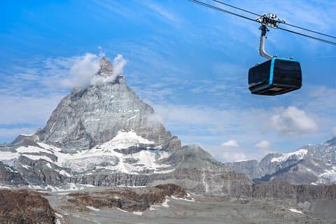 Matterhorn Glacier Paradise cable car