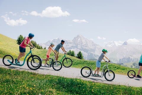 Alpine Family Fun Hike and Bike Trip in Adelboden from Zurich