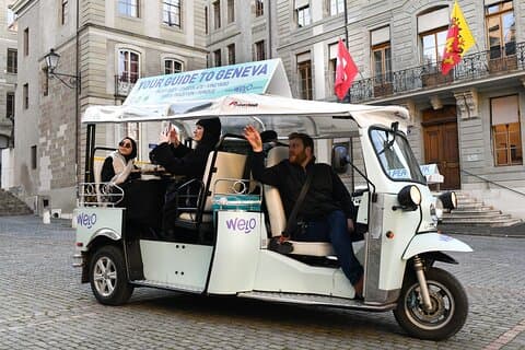 Private Guided Geneva 1 Hour 15 min TukTuk City Tour