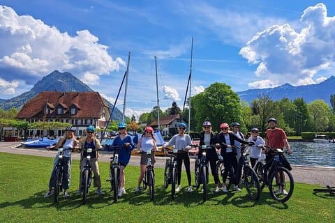 Interlaken 3-Hour Guided E-Bike Tour with a Farm and Ancient Villages Visit
