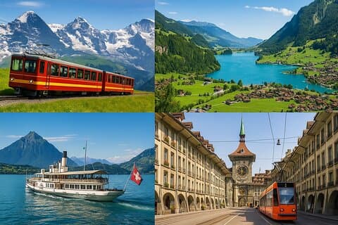 Personal Guide & Swiss Train Tour Designer for 3 Days from Zurich