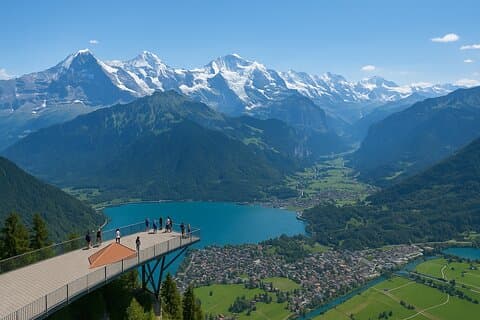 Private day trip from zurich to Interlaken and Grindelwald
