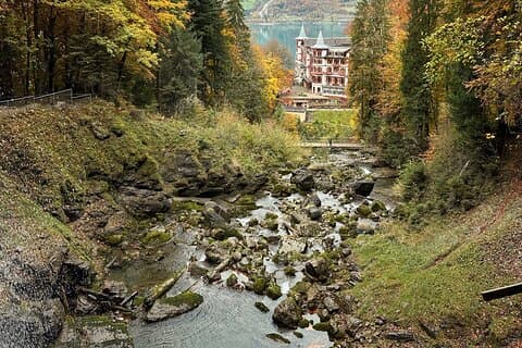 Iseltwald Giessbach Falls and Brienz Tour
