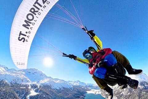 Fly with the St. Moritz Paragliding Glider!