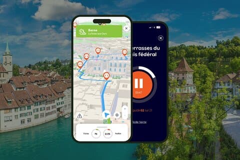GPS Audioguide app: From the Bear Pitch to the Federal Palace (Offline).