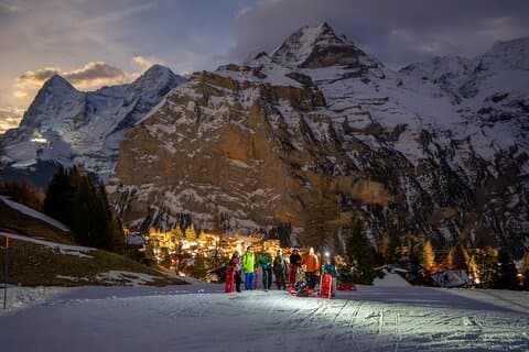 Sunset Sledding with Fondue