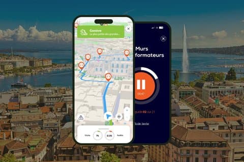 GPS Audioguide app: From the English Garden to Place de Neuve (Offline).